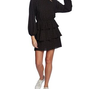 Slate Black Tiered Dress XS